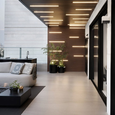 YSM House — проект интерьера с системами Rimadesio